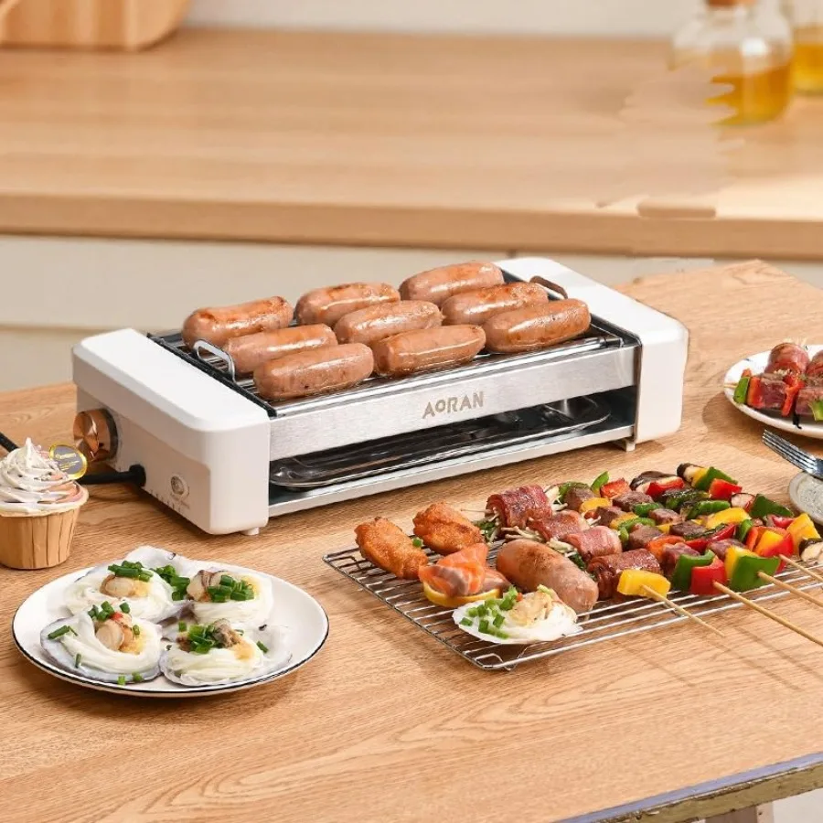Hot Dog Roller Grill - Multifunctional Rotating Sausage Grill Machine Electric