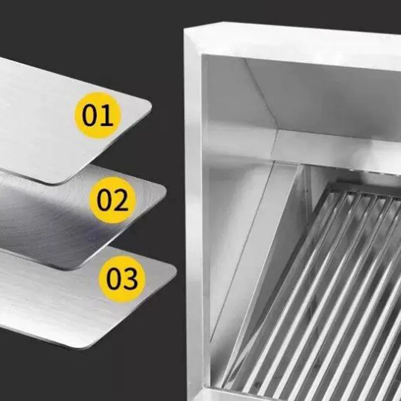 Commercial Kitchen Hood Cleaning - Commercial Kitchen Smoke Hood Thickened Stainless