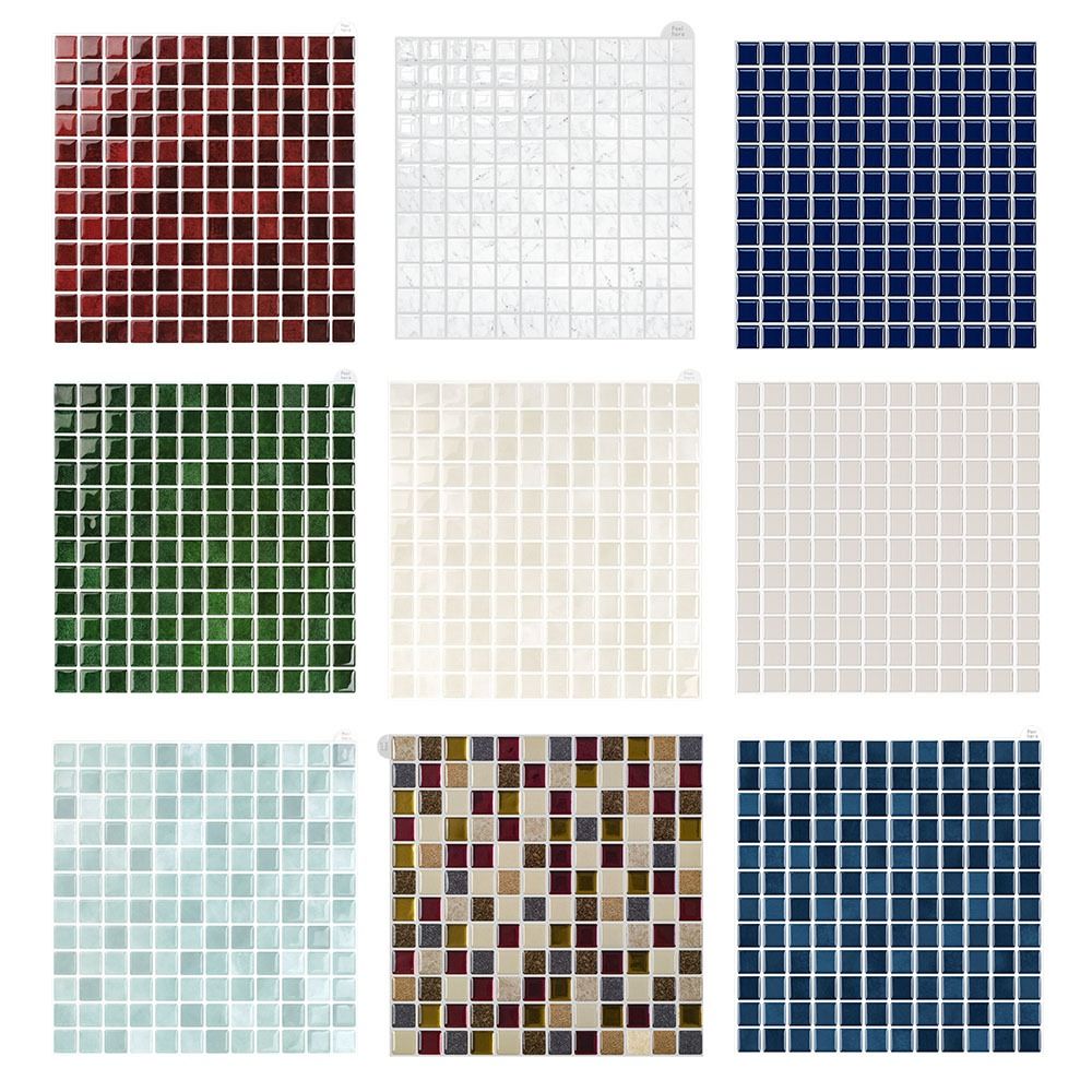 Commercial Kitchen Tiles - Self-Adhesive Wall Tile Stickers Waterproof Ceramic