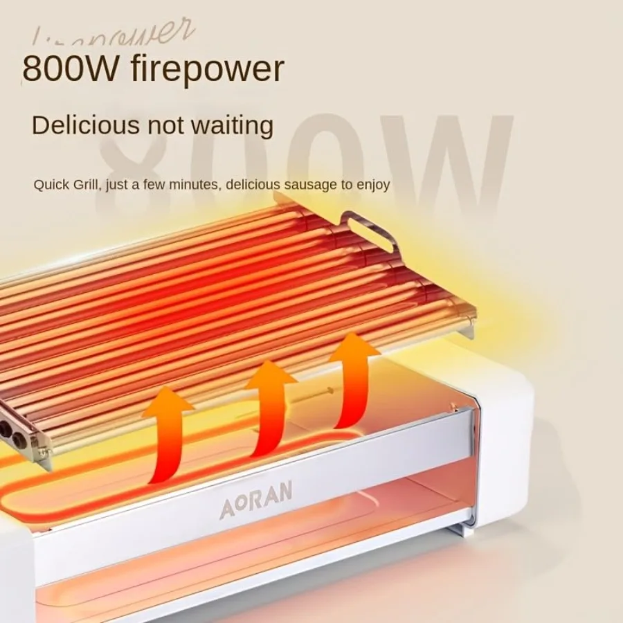 Multifunctional Rotating Sausa - Hot Dog Roller Grill recension och pris