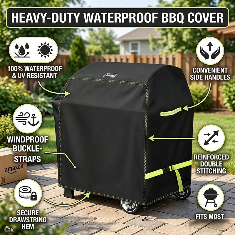 420D Outdoor Barbecue Cover, M - Commercial Kitchen Hood Cleaning recension och pris