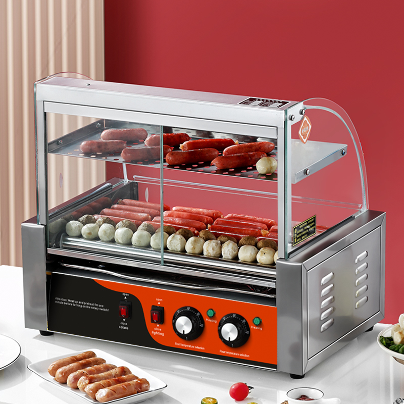 Electric Stainless Steel Hot D - Hot Dog Roller Grill recension och pris