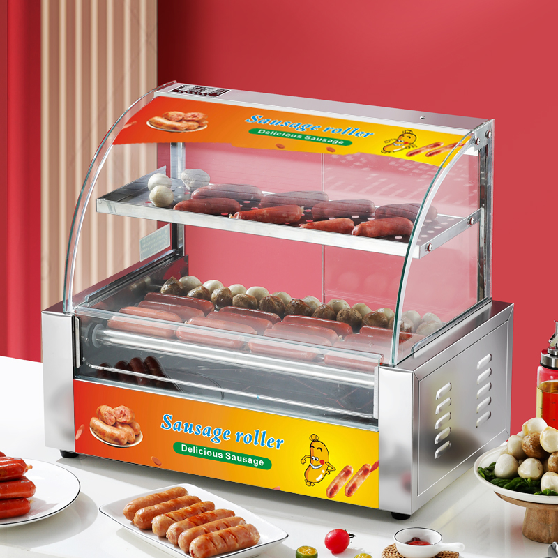 Electric Stainless Steel Hot D - Hot Dog Roller Grill recension och pris