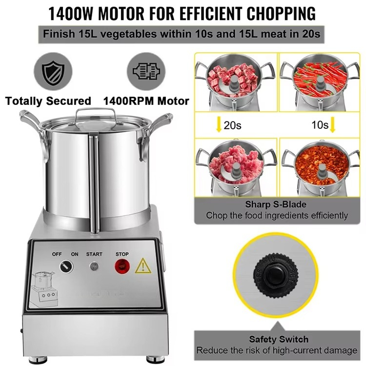 Kitchen Stainless Steel Vegeta - Commercial Kitchen Grinder recension och pris