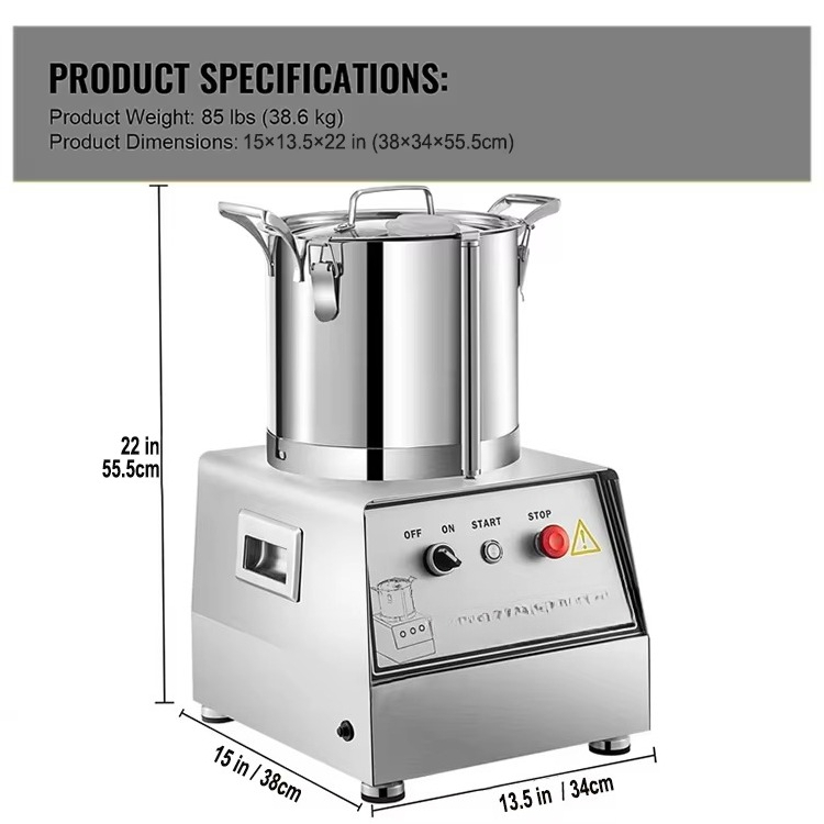 Kitchen Stainless Steel Vegeta - Commercial Kitchen Grinder recension och pris