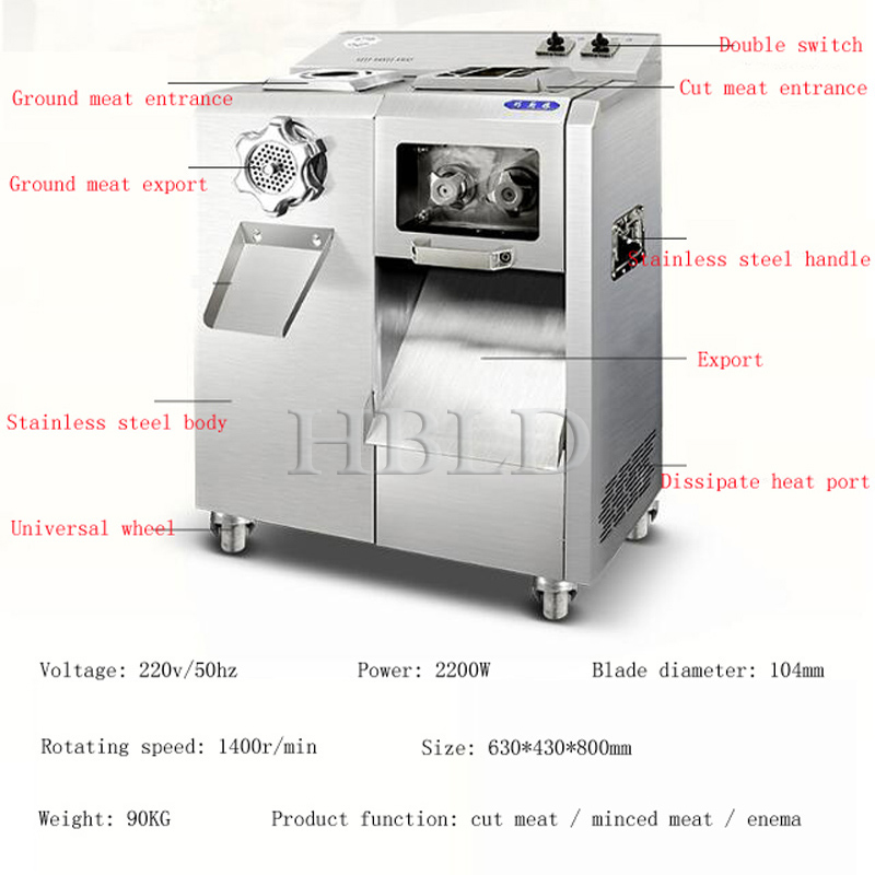 Vertical Commercial Meat Grind - Commercial Kitchen Grinder recension och pris