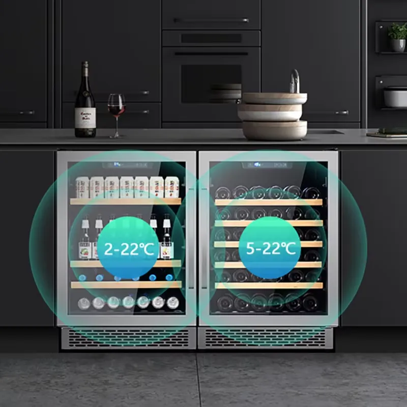 48 Bottle Wine Fridge Dual Gla - Commercial Kitchen Zones recension och pris