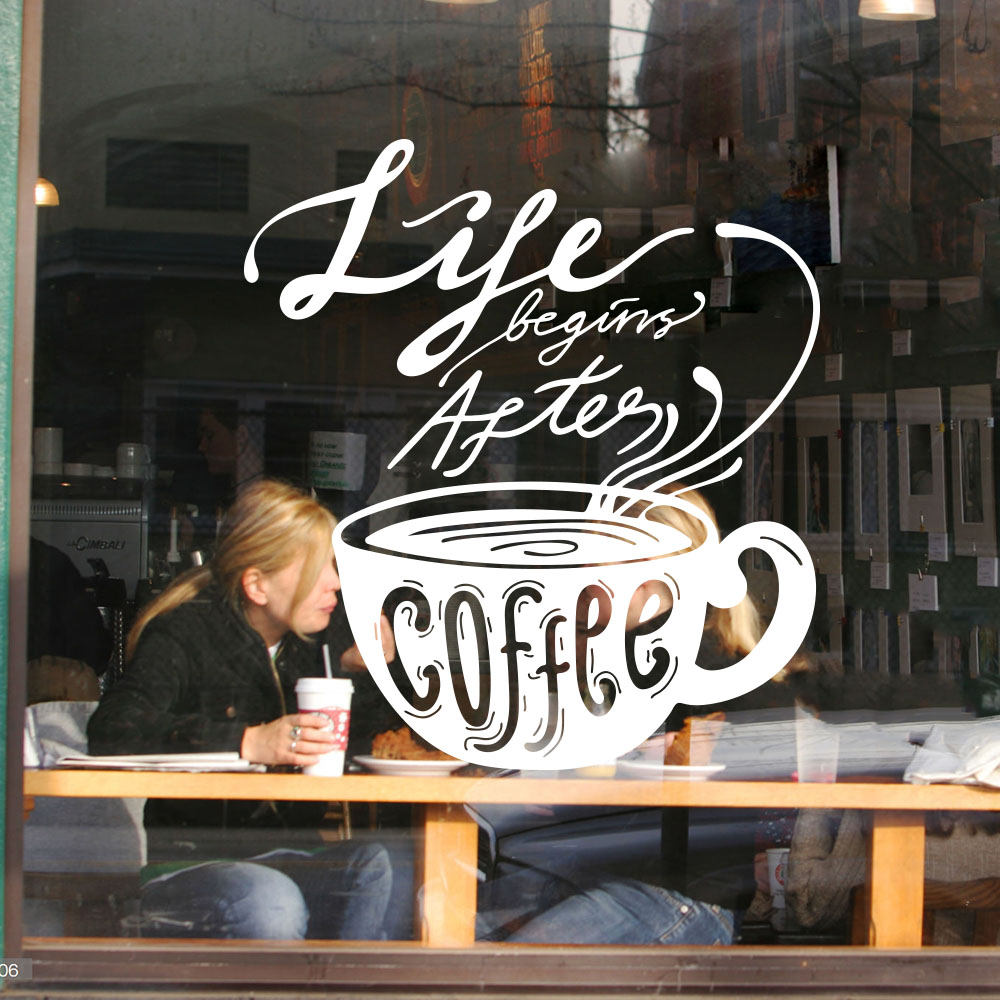 Life Begins After Coffee Mugs  - Commercial Kitchen Tiles recension och pris
