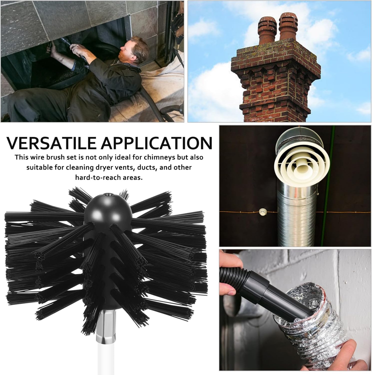 Flexible Chimney Brush Kit wit - Commercial Kitchen Ventilation recension och pris