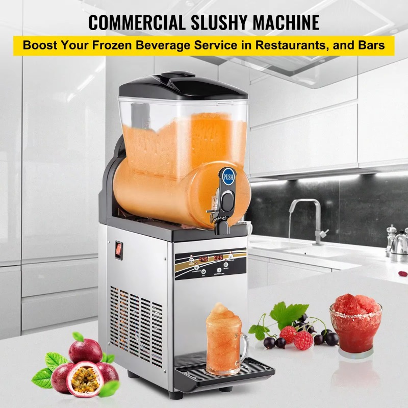 2026VEVOR Commercial Slushy Ic - Commercial Ice Maker recension och pris