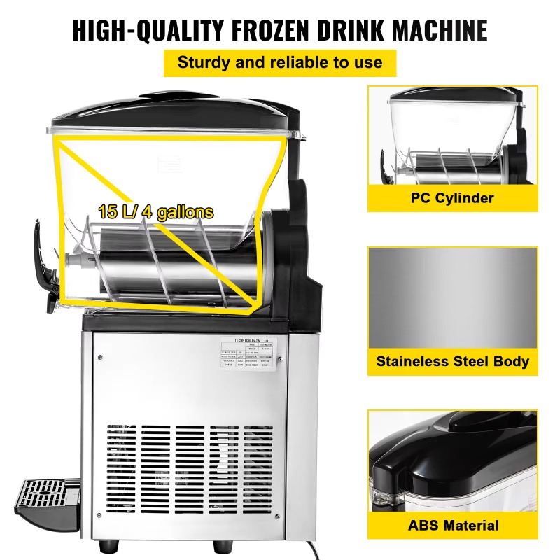 2026VEVOR Commercial Slushy Ic - Commercial Ice Maker recension och pris