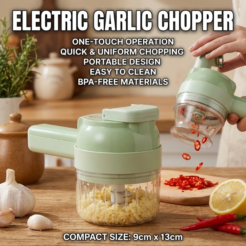 Handheld 4-in-1 Wireless Elect - Commercial Kitchen Grinder recension och pris