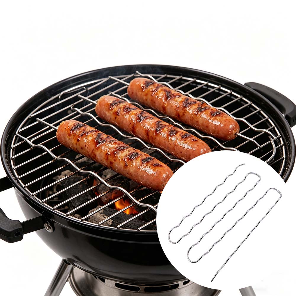Stainless Steel BBQ Sausage Ro - Hot Dog Roller Grill recension och pris