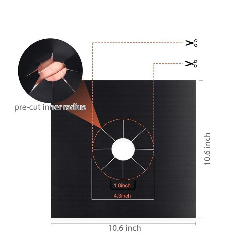 4 Piece Gas Stove Protector Co - Commercial Kitchen Hood Cleaning recension och pris