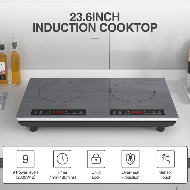 Dual‑Burner Induction Cooktop, - Commercial Kitchen Zones recension och pris