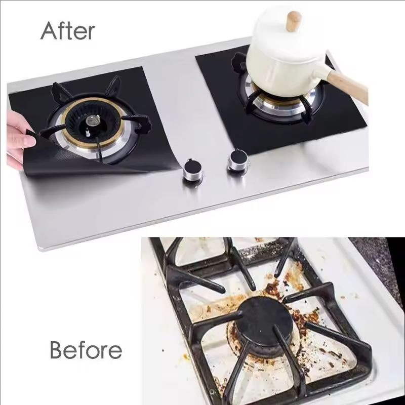 2/4/8Pcs Gas Stove Protector C - Commercial Kitchen Hood Cleaning recension och pris
