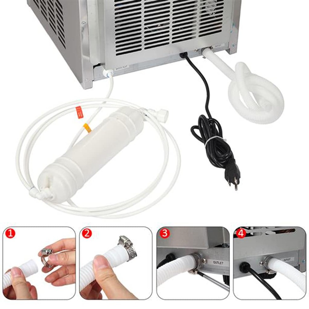 Commercial Ice Maker 110Lbs/24 - Commercial Ice Maker recension och pris