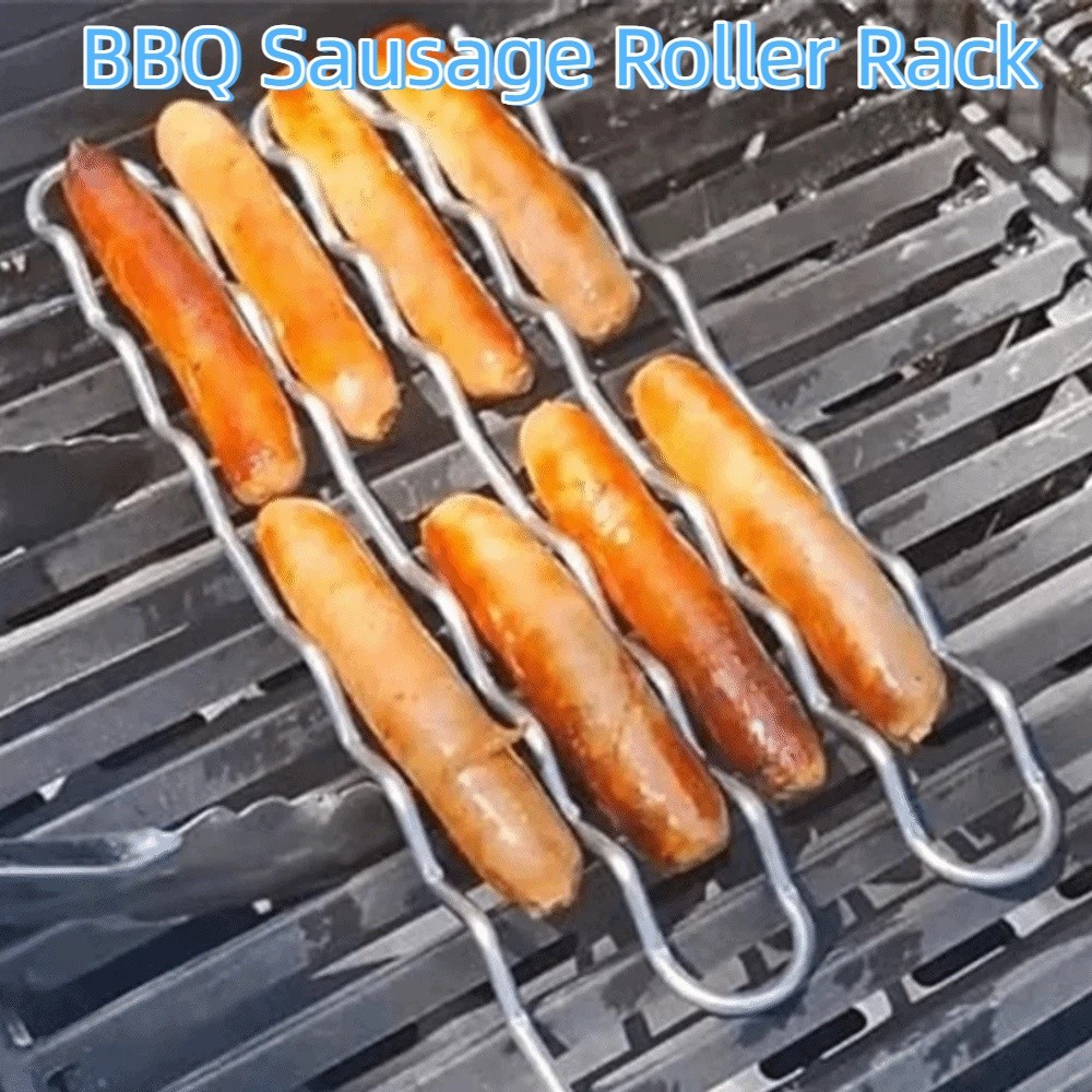 Stainless Steel BBQ Sausage Ro - Hot Dog Roller Grill recension och pris
