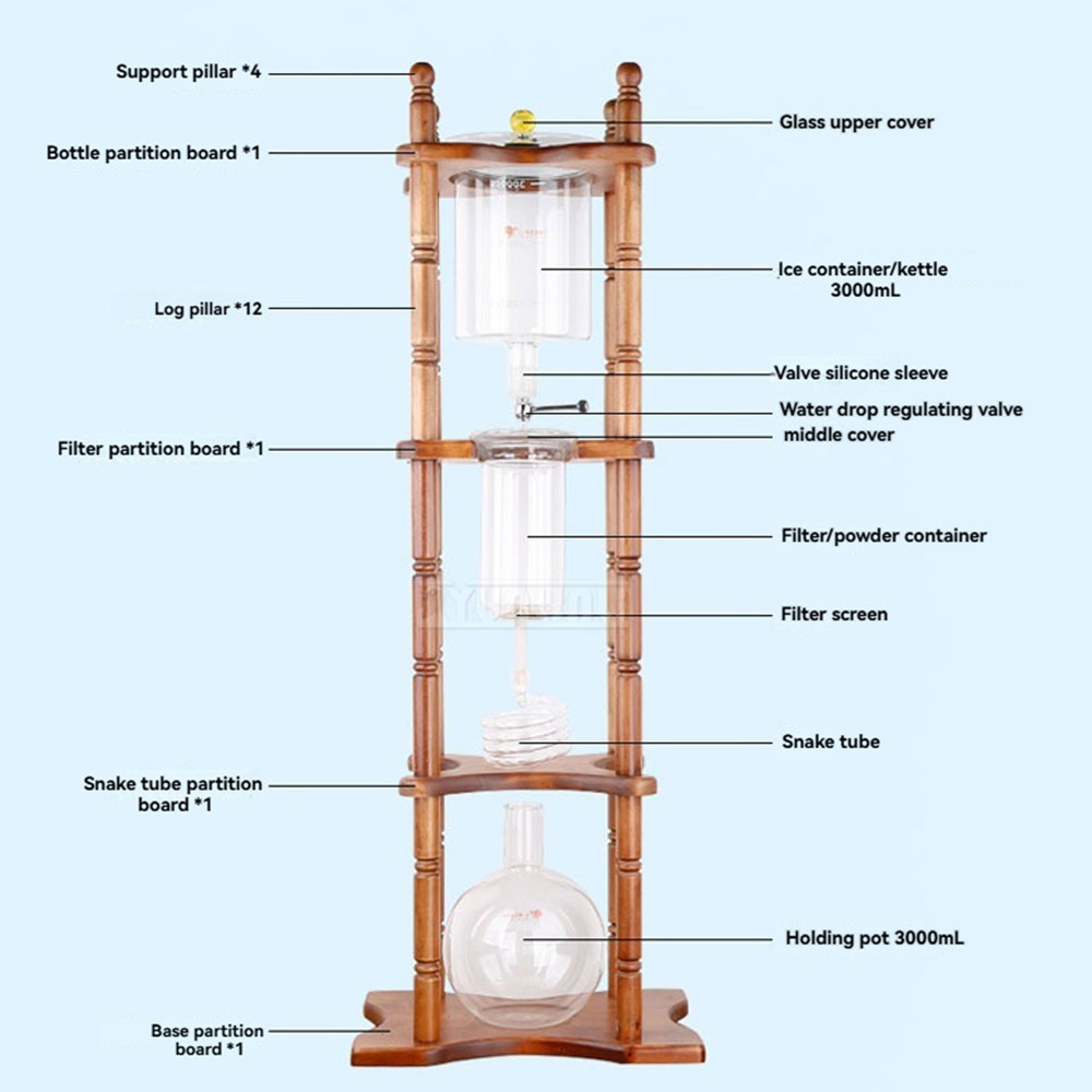 Ice drip coffee maker - Cold b - Commercial Ice Maker recension och pris