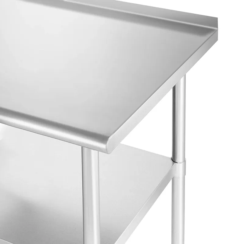 Stainless Steel Kitchen Prep T - Commercial Kitchen Backsplash recension och pris
