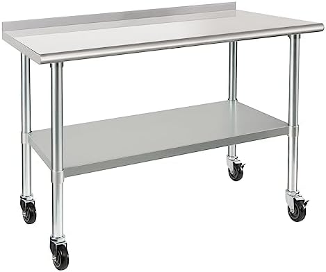 24 x 48 Inch Heavy‑Duty Stainl - Commercial Kitchen Backsplash recension och pris