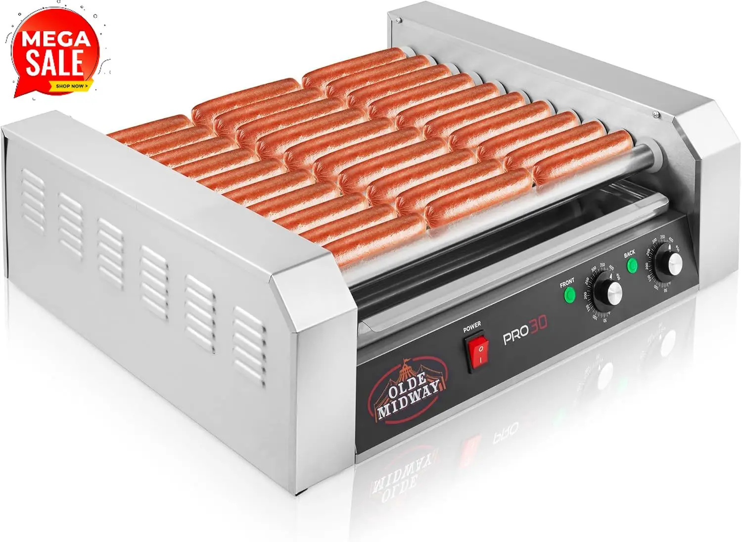 Electric 30 Hot Dog 11 Roller  - Hot Dog Roller Grill recension och pris