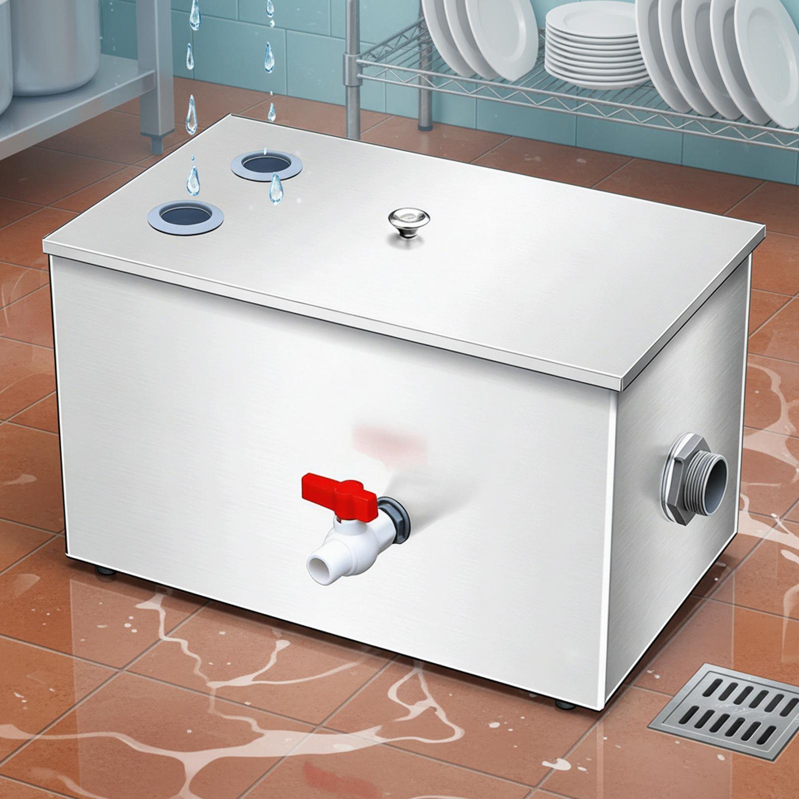 Wear Resistant Stainless Steel - Commercial Kitchen Grease Interceptor recension och pris