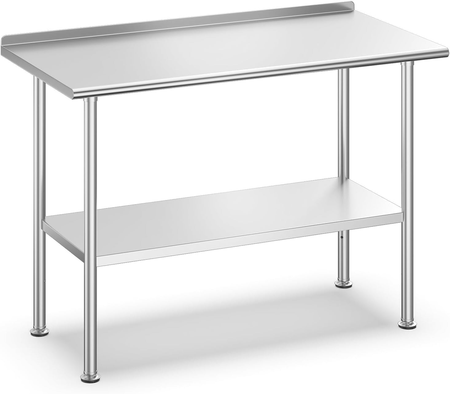 Stainless Steel Food Prep Tabl - Commercial Kitchen Backsplash recension och pris